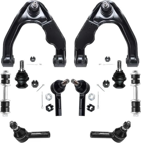 Vista 169 de Detroit Axle - Kit de suspensión delantera de 10 piezas para Chevrolet Trailblazer GMC Envoy 2004-2007 2005 2006 Soportes de brazo de control