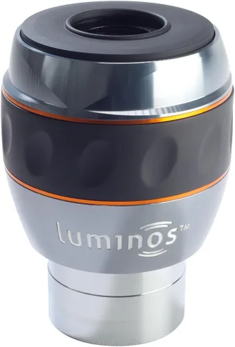 Vista 2 de Celestron 93434 Luminos Ocular de 0.906 in (plata/negro) y 93436 lente de Barlow luminoso de 2 pulgadas 2.5X (plata)