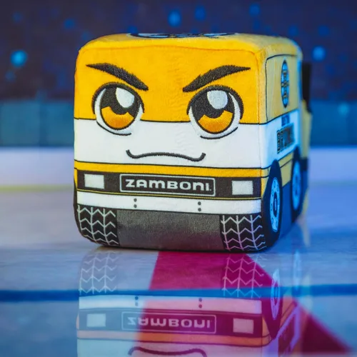Vista 4 de Bleacher Creatures Boston Bruins Zamboni - Peluche de Kuricha de 7 pulgadas de la NHL, suave inspirado