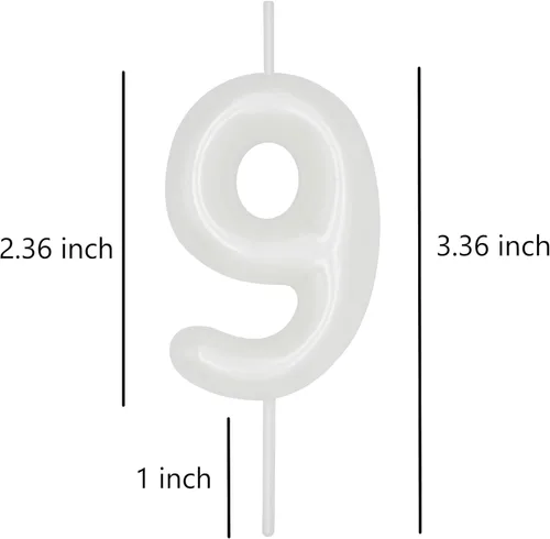 Vista 40 de DERVENTA Vela con números de 2.36 pulgadas, decoración perfecta para cumpleaños, brunch, postre, pastel, 1 pieza (número 0 rosa)