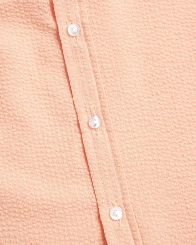 Vista 4 de DKNY Camisa de los muchachos - Camisa de manga corta con botones (Talla S-XL)