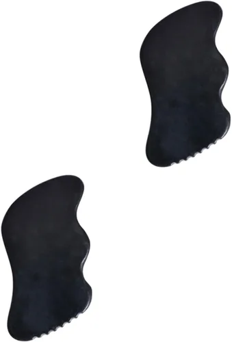 GLEAVI Uds herramientas de reflexología facial Gua Sha Junta de masaje Jade herramienta de raspado para