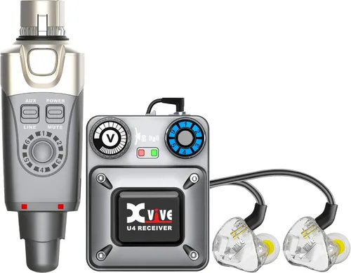 Vista 9 de Sistema de monitores intrauditivos inalámbricos Xvive U4