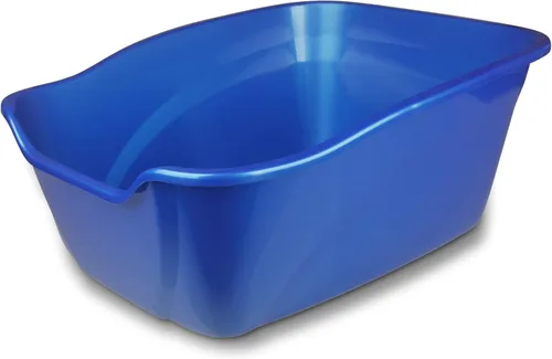 Pureness - Bandeja gigante de lados altos para arena de gato, los colores pueden variar.
