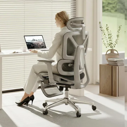 Vista 19 de FLEXISPOT ErgoX Premium Silla ergonómica de oficina negro-FT