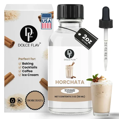 Vista 11 de Dolce Flav Extracto de pastel de cumpleaños, 2 onzas soluble en agua, Kosher, sin azúcar, saborizante concentrado para tartas festivas