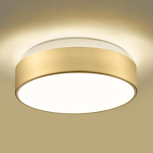 Vista 9 de AUTELO Lámpara de Techo de 12", Lámpara de Techo Moderna de Montaje al Ras con Vidrio Esmerilado en Acabado Blanco Mate, Accesorios de Luz Blanca