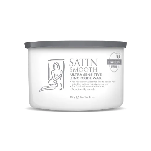 Vista 18 de Cera de depilación para cabello Satin Smooth Aloe Vera 14oz.