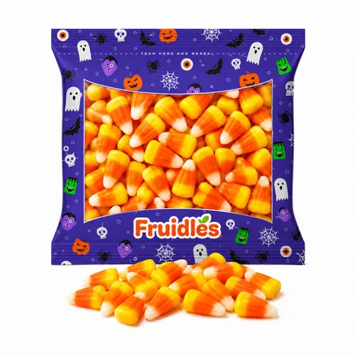 Vista 10 de Fruidles Golosinas de maíz dulces originales de Halloween, sin gluten, aperitivos divertidos y festivos (10 libras a granel)