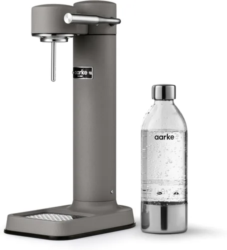 Vista 14 de Aarke Carbonator lll con cilindro de CO2, máquina de agua con gas y carbonatación, acero inoxidable con botella reutilizable PET sin BPA, volumen