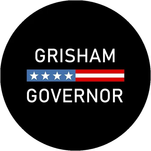 Michelle Grisham Round Stickers - Three Vote for Michelle Grisham for New Mexico Governor Stickers Each 3 inches Diameter - Made in USA