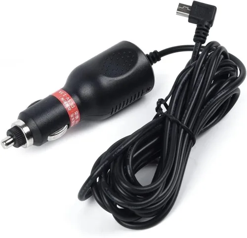 Vista 7 de Cable de carga de cámara para salpicadero, cable de leva Garmin para automóvil, cable para cámara de tablero de automóvil, mini USB DC 12V-24V