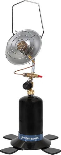 Stansport Calentador radiante de propano portátil para exteriores (195), negro