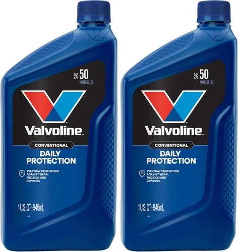 Vista 22 de Aceite de motor Valvoline Daily Protection SAE 10W-40, convencional, 5 cuartos de galón, caja de 3
