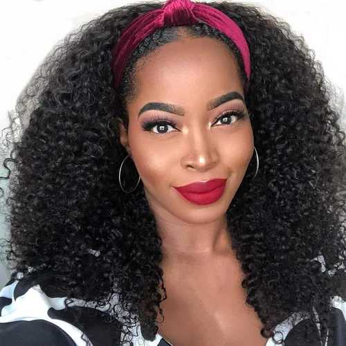 Vista 22 de Celiarita Peluca de cabello humano rizado birmano de 20 pulgadas, sin pegamento, pelucas de cabello humano rizado 3 en 1 para mujer, con cordón sin