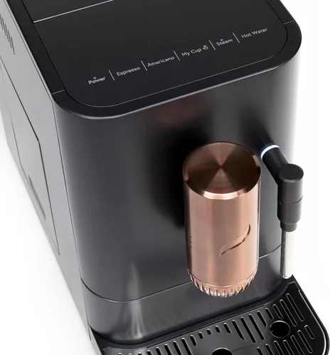 Vista 7 de Café Affetto - Máquina de café espresso automática + espumador de leche, molinillo de granos de espresso integrado y ajustable, preparación de un