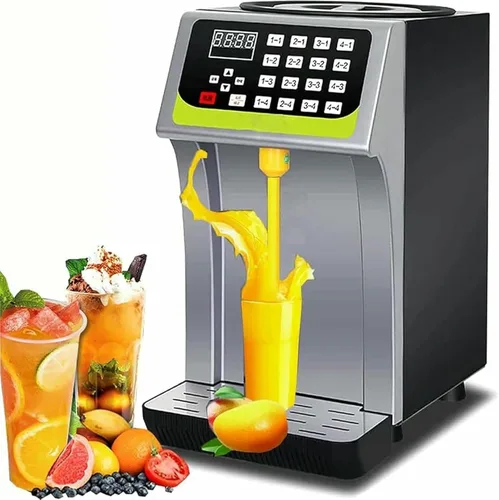 Dispensador automático comercial de fructosa, dispensador de jarabe de acero inoxidable, 16 opciones diferentes de azúcar, Máquinas cuantitativas de