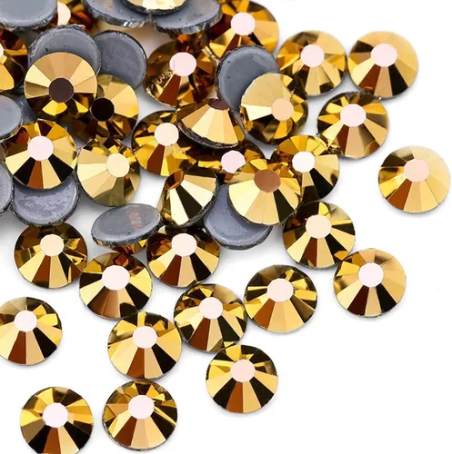 Vista 91 de Hot Fix - Diamantes de imitación de cristal con parte trasera plana, gemas de diamante de 0.189 in (20 ss, 1440 unidades, rojo)