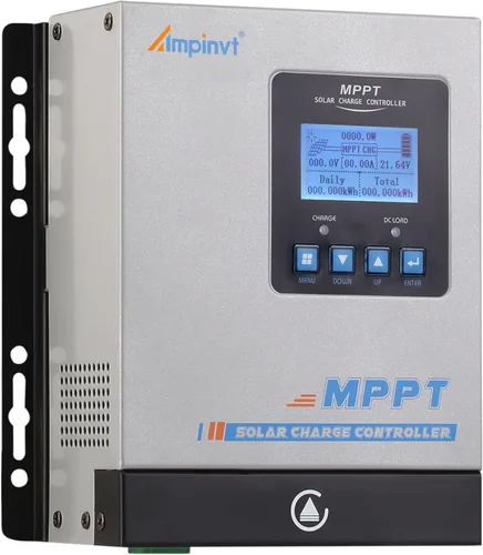 40A Controlador de Carga de Panel Solar MPPT, Regulador de Batería Solar 12v 24v 36v 48v auto máx 150v Entrada PV, adecuado para Batería de Litio
