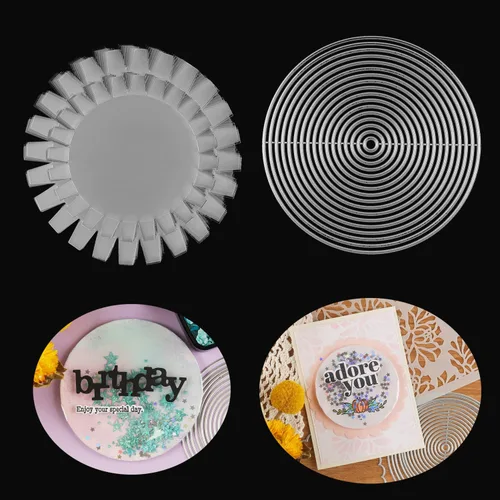 Vista 15 de 20 paquetes de cubiertas planas para agitador para hacer tarjetas de 4.25" de diámetro, cubiertas planas transparentes para hacer tarjetas