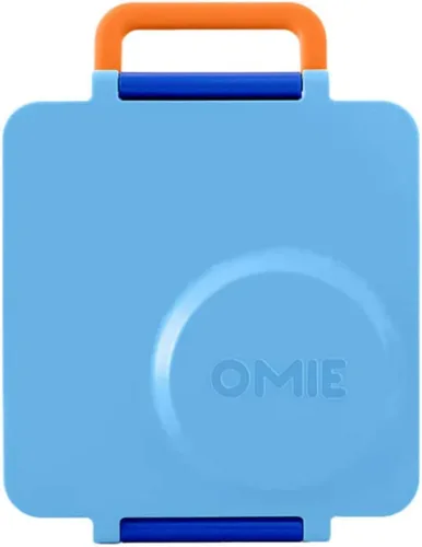 Vista 7 de OmieBox Bento Box para niños - Lonchera Bento aislada con termo a prueba de fugas aislado al vacío con 3 compartimentos, dos zonas de temperatura