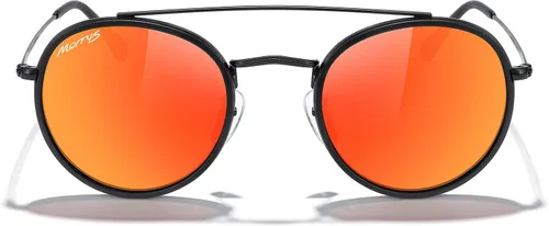 MERRY'S Gafas de sol polarizadas redondas retro - Gafas de sol unisex de doble puente
