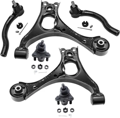 Vista 81 de Detroit Axle - Kit de brazos de control de extremo delantero RWD para Dodge Charger Challenger Chrysler 300, 2 brazos de control delantero