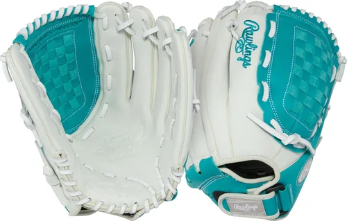 Vista 11 de Rawlings Guante de sóftbol Shut Out Youth Tamaños 11.5 a 12.5 pulgadas Múltiples estilos