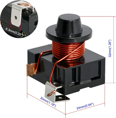 Vista 2 de Aopin Compresor electromagnético de arranque y relé de arranque para refrigerador de 1/2 HP (375 W) de 220 V para refrigerador de automóvil