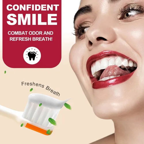 Vista 9 de SP-6 Pasta de dientes ultra blanqueadora, pasta de dientes súper probiótico-6, limpieza profunda eliminación de manchas y aliento fresco.