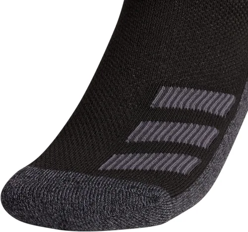 Vista 4 de adidas Calcetines acolchados con rayas angulares para niños y niñas (6 pares)