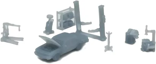 Vista 4 de Outland Models Tienda y accesorios para automóviles de paisajes ferroviarios Escala 1:160 N