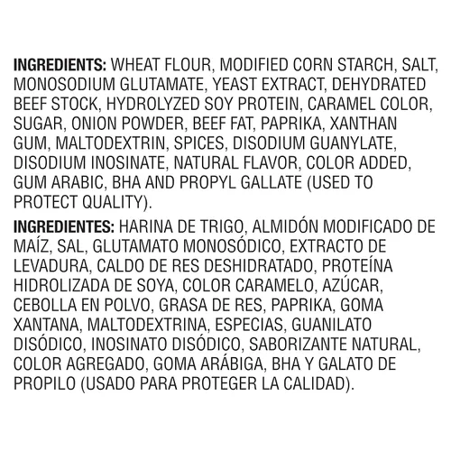 Vista 3 de LeGout Mezcla de Salsa Instantánea de Carne de Res Sin Sabores Artificiales, 0g de Grasa Trans, 12 Onzas (Paquete de 8)