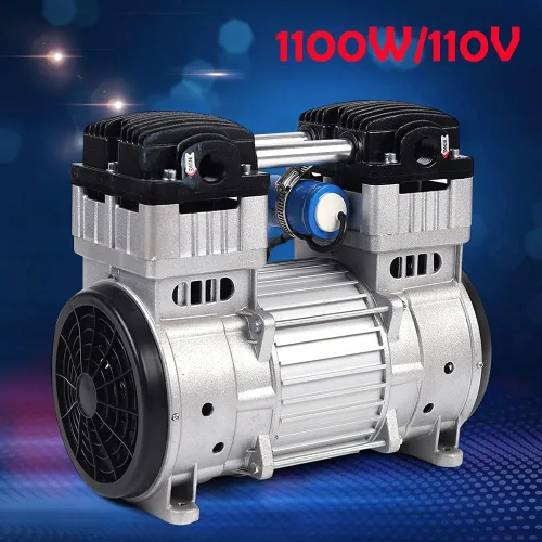 Vista 2 de Bomba de vacío de diafragma de laboratorio 200L/MIN Bomba de vacío de diafragma silencioso sin aceite Bomba de vacío automotriz 1100W Bomba de vacío
