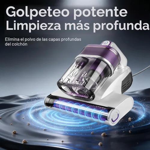 Vista 8 de Aspiradora de colchón para un sueño más fresco con UV-C y HEPA