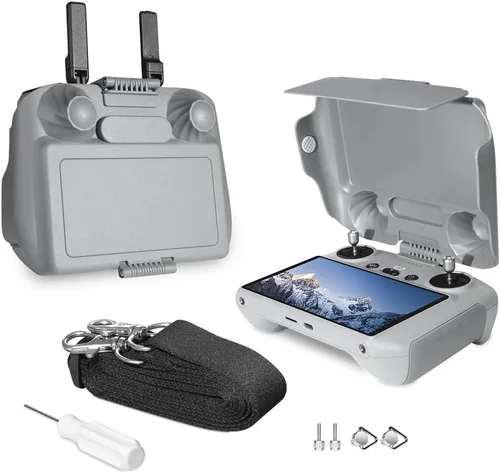 Vista 8 de Arzroic Kit de Capucha Protectora Solar RC 2 con Protector de Pantalla para DJI Mini 5 Pro/Mini 4 Pro/Mavic 4 Pro/Flip/Air 3S/Air 3 Accesorios