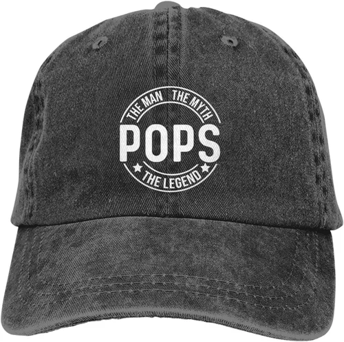 Vista 7 de Funny Hat Pops The Man The Myth The Legend Hat for Men Baseball Hats Trendy Hats