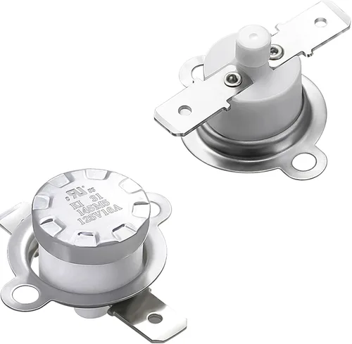 Vista 11 de UL/CUL Interruptor de límite de reinicio manual de reemplazo del termostato KSD301 125V 16A Interruptor de control de temperatura, 158.0 °F/158 °F