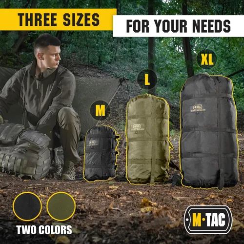Vista 2 de M-Tac Saco de compresión para saco de dormir militar resistente al agua, bolsa de compresión ligera de nailon para viajes, campamento, senderismo