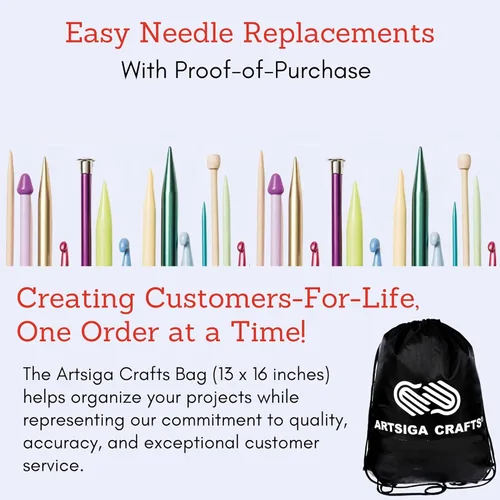 Vista 5 de KnitPro Dreamz - Mini juego de agujas circulares de tejer de 2 pulgadas, tamaño 2.5, 4, 5, 6, 7, 8, 9, 10 intercambiables, 4 cables, 4 tapas, 2