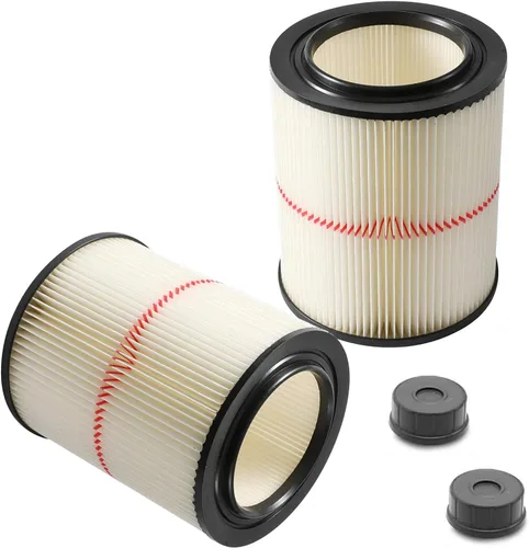 17816 Filtro para Craftsman Shop Vac 9-17816 Filtro de repuesto para aspiradora de 5 galones y más grandes, filtro de aire húmedo y seco 917816,