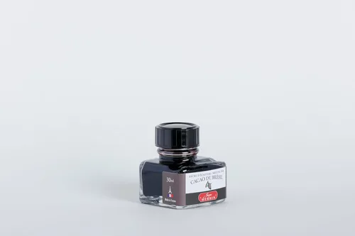Vista 3 de Tinta para pluma estilográfica Herbin - 1.0 fl oz Embotellada - Cacao du Bresil