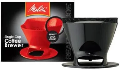 Cafetera Melitta para preparación de una taza, color negro, 1, Negro