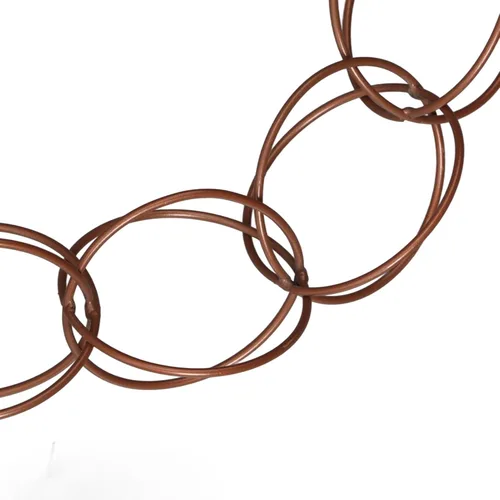 Vista 9 de Cadena de lluvia de metal, cadenas de lluvia colgantes, cadenas de lluvia, cadena de lluvia decorativa, función de drenaje de campana, cadenas