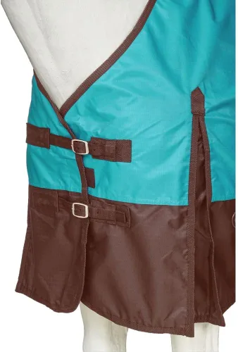Vista 2 de Tough 1 600 cobija para caballo de denier impermeable