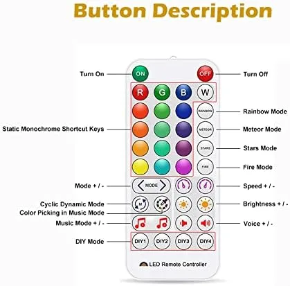 Vista 4 de 5V 24V SP511E WiFi LED de salida única controlador de sincronización de música para WS2811 WS2812B tira de luz LED, sistema iOS y Android Control