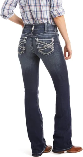 Vista 2 de ARIAT Jeans de equitación reales de tiro medio para mujer, talla grande, talla grande, 10017510-Plus