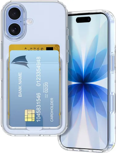 Vista 76 de Petocase para iPhone Air Funda con Billetera Ranura para Tarjetas Ultra Delgada Flexible TPU Gel Goma Suave Silicona Protectora para Apple iPhone 17