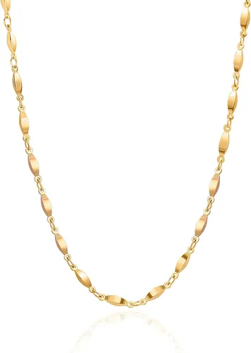 Vista 11 de Aobei Pearl - Gargantilla de oro de 18 quilates con cadena de clip, cadena de bolas y dijes perlas barrocas biwa para mujeres Cuentas redondas