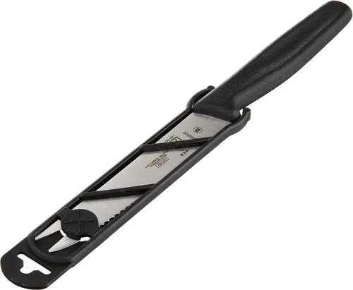 Vista 6 de Mercer Culinary Cuchillo de barra, negro, borde liso de 4 pulgadas, punta puntiaguda